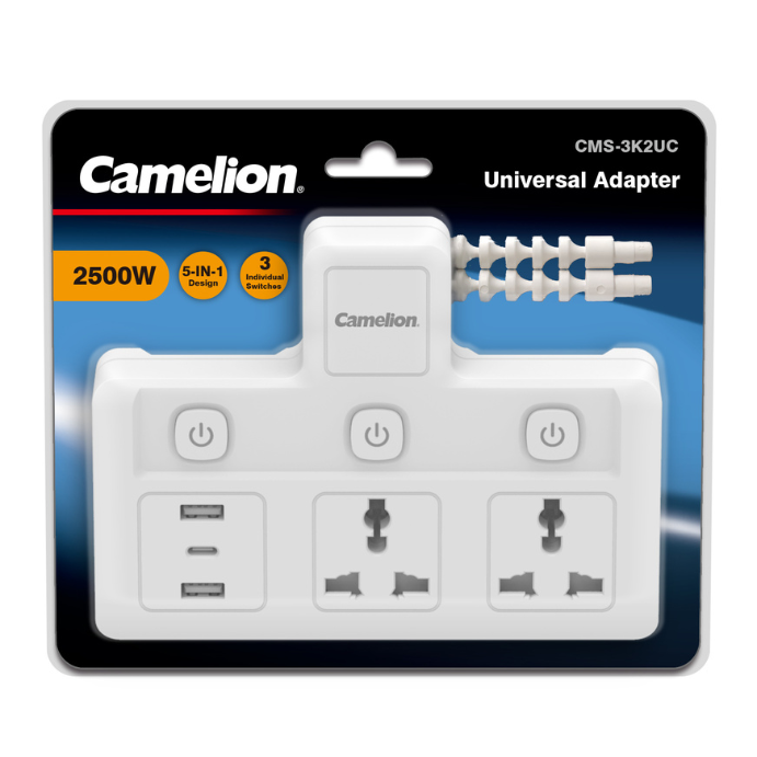 Camelion universal adapter CMS-3K2UC