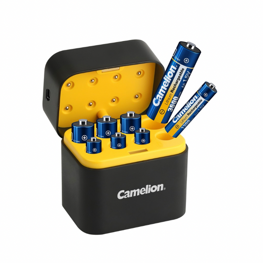 Lithium Batteries & Charger set (4AA and 4 AAA) - LBC-328MST