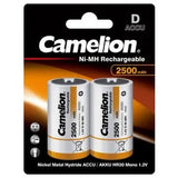 Camelion rechargeable D size battery – 2500 mAh