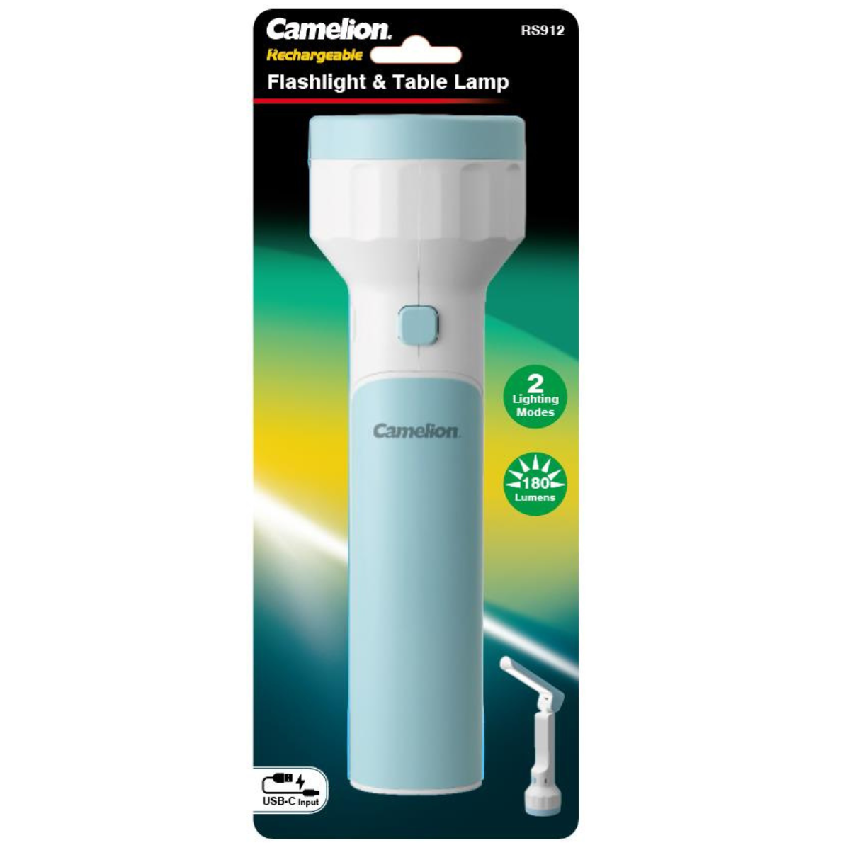 camelion rechargeable flashlight Rechargeable flashlight – RS 912
