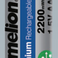 Camelion USB C rechargeable lithium batteries AA – 1.5V – 2200mWh