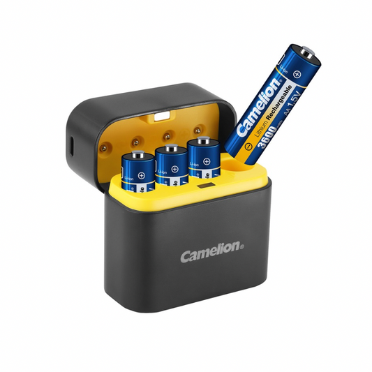 Lithium Batteries & Charger set (4AA) - LBC-329MST