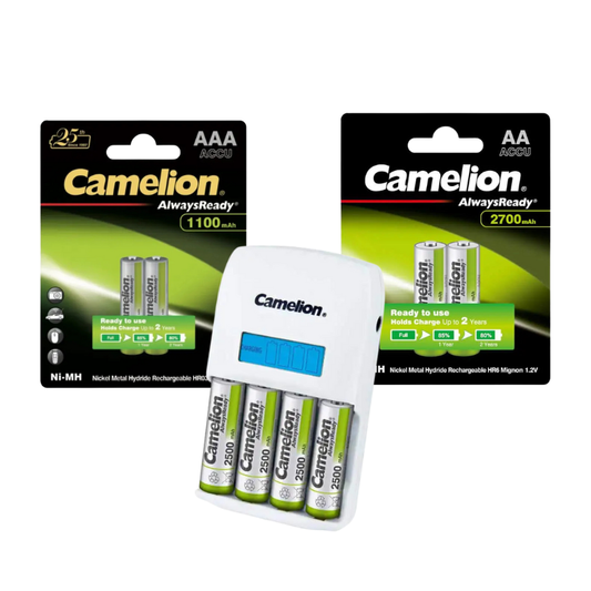Charger BC 907 + 2700 mAh AA2 & 1100 mAh AAA2 batteries