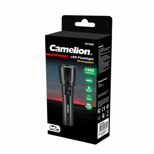 Rechargeable Aluminium Flashlight RT309