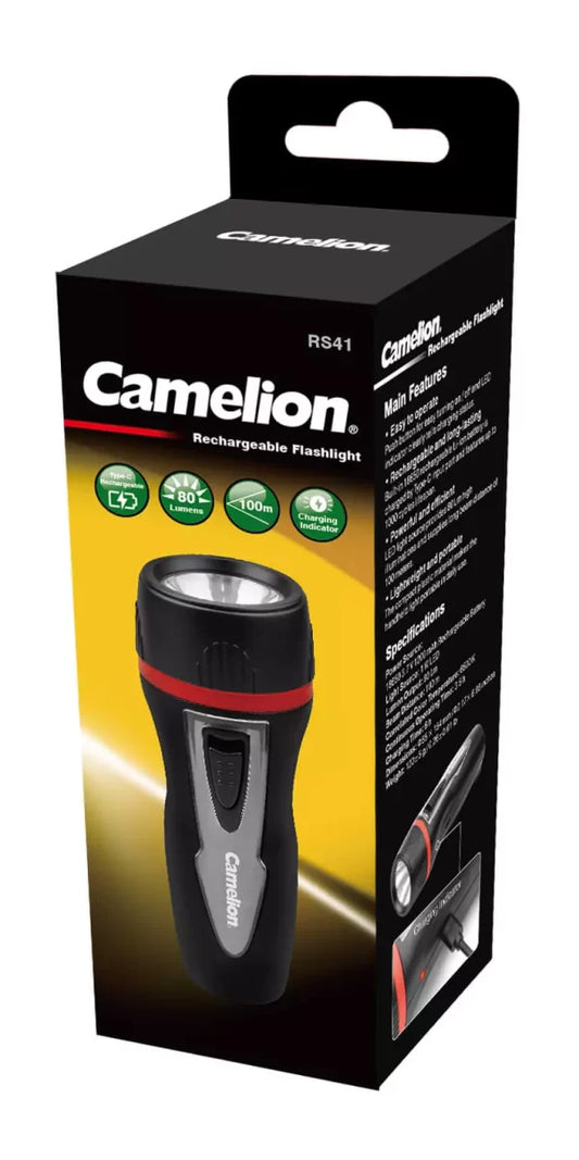 Camelion rechargeable flashlight – RS 41