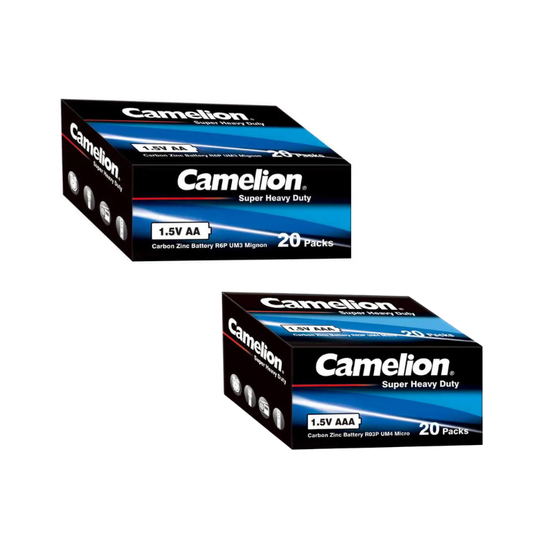 Boxes of 40 AA and 40 AAA batteries - SHD